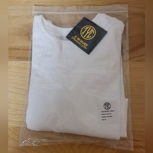 Til You Collapse White Keyhole Long Sleeve Crop Top